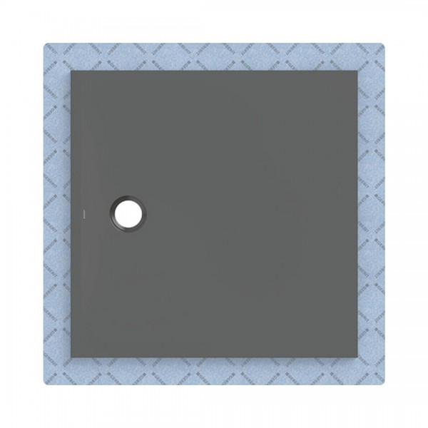 Geberit CleanFloor30 brodzik kwadratowy 100x100 cm z włókniną uszczelniającą grafit mat 551.120.DM.1