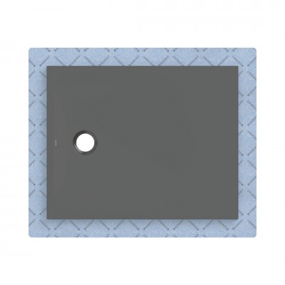 Geberit CleanFloor30 brodzik prostokątny 100x80 cm z włókniną uszczelniającą grafit mat 551.104.DM.1