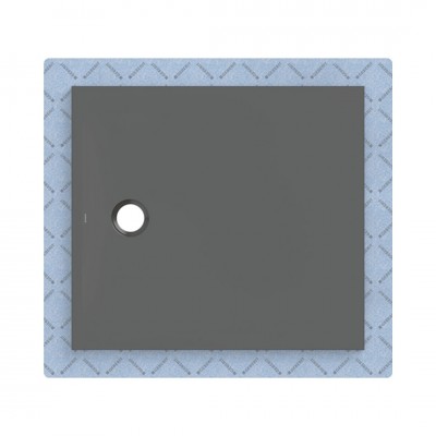 Geberit CleanFloor30 brodzik prostokątny 100x90 cm z włókniną uszczelniającą grafit mat 551.112.DM.1