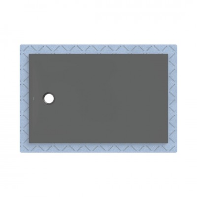 Geberit CleanFloor30 brodzik prostokątny 140x90 cm z włókniną uszczelniającą grafit mat 551.115.DM.1