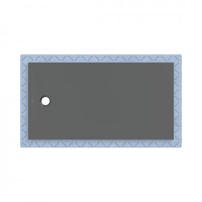 Geberit CleanFloor30 brodzik prostokątny 170x90 cm z włókniną uszczelniającą grafit mat 551.118.DM.1