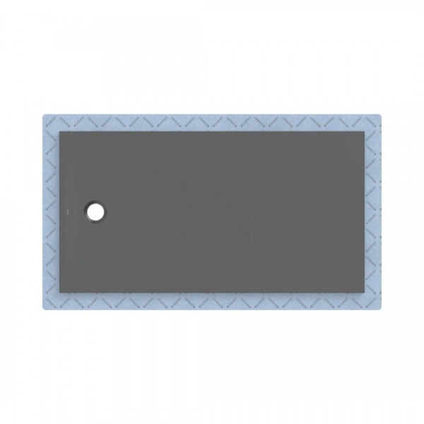 Geberit CleanFloor30 brodzik prostokątny 170x90 cm z włókniną uszczelniającą grafit mat 551.118.DM.1