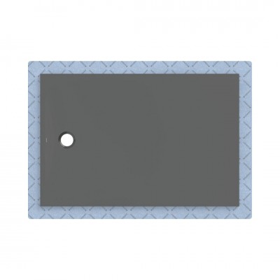 Geberit CleanFloor30 brodzik prostokątny 150x100 cm z włókniną uszczelniającą grafit mat 551.124.DM.1