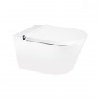 Oltens SmartFrisk miska WC wisząca myjąca z powłoką SmartClean z deską biała 42038000
