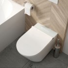 Oltens SmartFrisk miska WC wisząca myjąca z powłoką SmartClean z deską biała 42038000