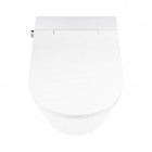 Oltens SmartFrisk miska WC wisząca myjąca z powłoką SmartClean z deską biała 42038000