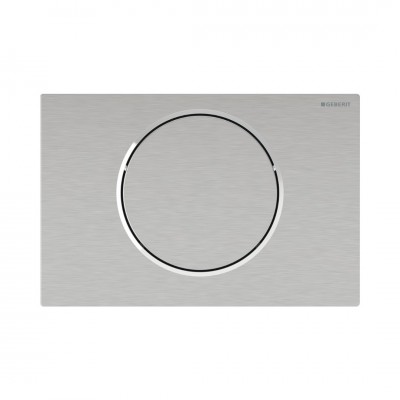 Geberit Sigma10 system spłukiwania WC elektroniczny zasilanie sieciowe do poręczy ściennej Bluetooth® stal 115.705.SN.6