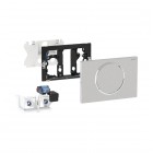 Geberit Sigma10 system spłukiwania WC elektroniczny zasilanie sieciowe do poręczy ściennej Bluetooth® stal 115.705.SN.6