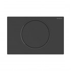 Geberit Sigma10 system spłukiwania WC z przyciskiem zasilanie bateryjne do poręczy Bluetooth® czarny mat 115.706.16.6