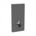 Geberit Monolith moduł sanitarny do miski WC wiszącej szkło satynowe czarne/czarny aluminium 131.021.CD.5