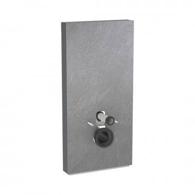 Geberit Monolith moduł sanitarny do miski WC wiszącej imitacja łupka/czarny aluminium 131.022.00.5