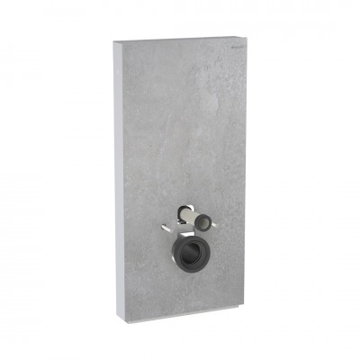 Geberit Monolith Plus moduł sanitarny do miski WC wiszącej optyka betonu/aluminium 131.222.JV.7