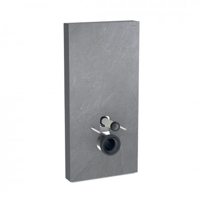 Geberit Monolith Plus moduł sanitarny do miski WC wiszącej imitacja łupka/czarny aluminium 131.221.00.7