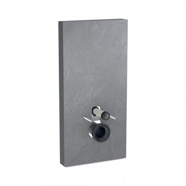 Geberit Monolith Plus moduł sanitarny do miski WC wiszącej imitacja łupka/czarny aluminium 131.221.00.7