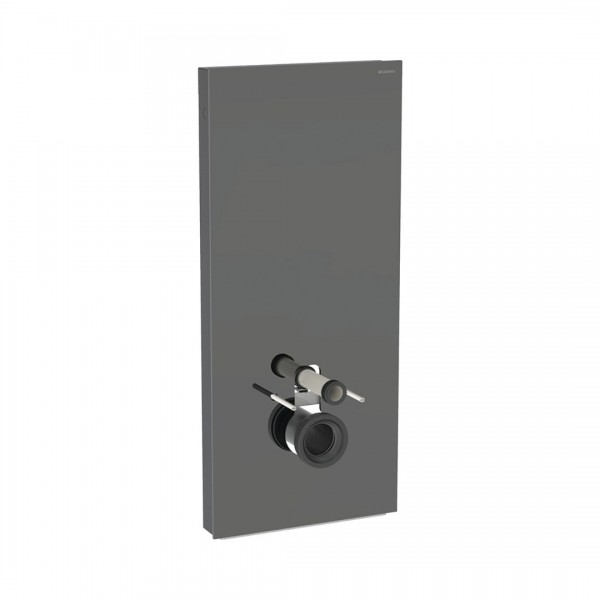 Geberit Monolith moduł sanitarny do miski WC wiszącej szkło lava/czarny aluminium 131.031.JK.5