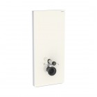 Geberit Monolith moduł sanitarny do miski WC wiszącej H114 szkło piaskowy szary/aluminium 131.031.JL.5