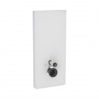 Geberit Monolith moduł sanitarny do miski WC wiszącej H114 szkło satynowe białe/aluminium 131.031.TD.5