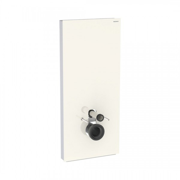 Geberit Monolith Plus moduł sanitarny do miski WC wiszącej H114 szkło piaskowy szary/czarny aluminium 131.231.JL.7