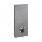 Geberit Monolith Plus moduł sanitarny do miski WC wiszącej H114 imitacja łupka/czarny aluminium 131.231.00.7