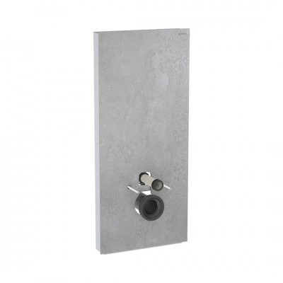 Geberit Monolith Plus moduł sanitarny do miski WC wiszącej H114 optyka betonu/aluminium 131.231.JV.7