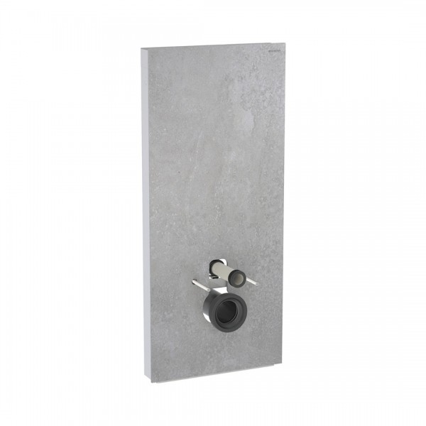 Geberit Monolith Plus moduł sanitarny do miski WC wiszącej H114 optyka betonu/aluminium 131.231.JV.7