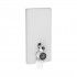 Geberit Monolith moduł sanitarny do miski WC stojącej szkło satynowe białe/aluminium 131.003.TD.5