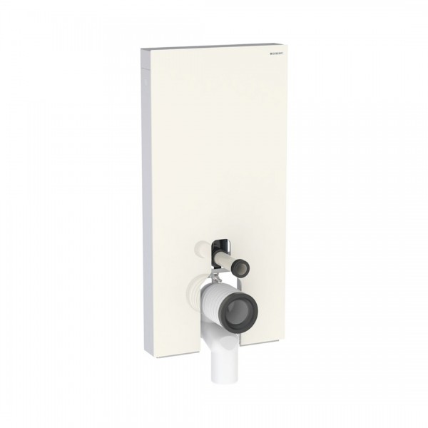 Geberit Monolith moduł sanitarny do miski WC stojącej szkło piaskowy szary/aluminium 131.002.JL.5