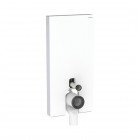 Geberit Monolith moduł sanitarny do miski WC stojącej szkło białe/aluminium 131.002.SI.5
