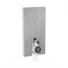 Geberit Monolith moduł sanitarny do miski WC stojącej optyka betonu/czarny aluminium 131.002.JV.5