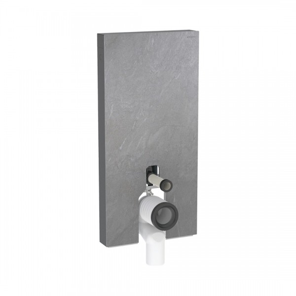 Geberit Monolith Plus moduł sanitarny do miski WC stojącej imitacja łupka/czarny aluminium 131.203.00.7