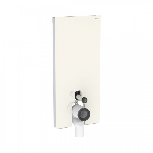 Geberit Monolith moduł sanitarny do miski WC stojącej H114 szkło piaskowy szary/aluminium 131.033.JL.5
