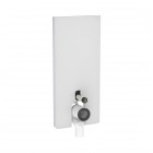 Geberit Monolith moduł sanitarny do miski WC stojącej H114 szkło satynowe białe/aluminium 131.033.TD.5