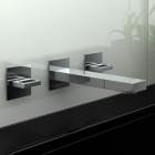 Kohlman Nexen bateria umywalkowa podtynkowa 3-otworowa wylewka 17 cm QW190U