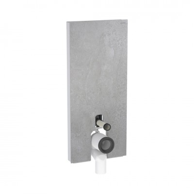 Geberit Monolith moduł sanitarny do miski WC stojącej H114 optyka betonu/aluminium 131.033.JV.5