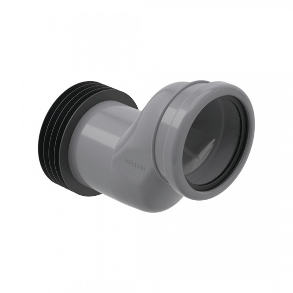Geberit króciec przyłączeniowy odpływu do miski WC wiszącej z odsadzką 5 cm 388.352.29.1