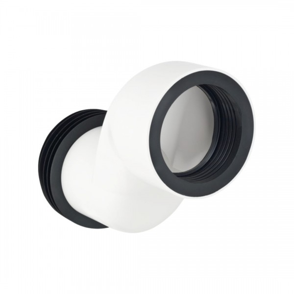 Geberit króciec przyłączeniowy odpływu do miski WC wiszącej z odsadzką 7 cm 131.108.11.1