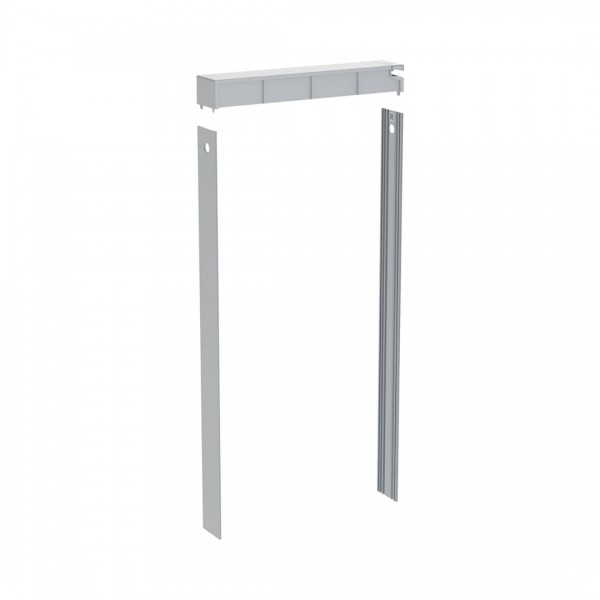 Geberit Monolith zestaw pokrywy i okładziny bocznej do modułu sanitarnego H101 aluminium 131.190.00.1