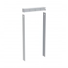 Geberit Monolith zestaw pokrywy i okładziny bocznej do modułu sanitarnego H101 aluminium 131.190.00.1