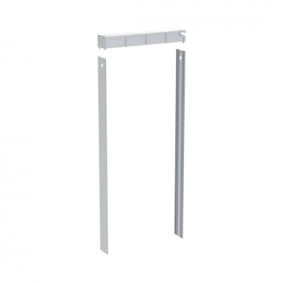 Geberit Monolith zestaw pokrywy i okładziny bocznej do modułu sanitarnego H114 aluminium 131.194.00.1