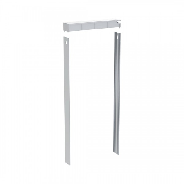 Geberit Monolith zestaw pokrywy i okładziny bocznej do modułu sanitarnego H114 aluminium 131.194.00.1