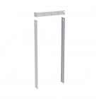 Geberit Monolith zestaw pokrywy i okładziny bocznej do modułu sanitarnego H114 aluminium 131.194.00.1