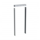 Geberit Monolith zestaw pokrywy i okładziny bocznej do modułu sanitarnego H114 czarny chrom 131.195.00.1