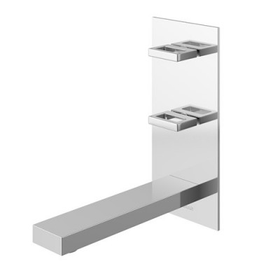 Kohlman Nexen bateria umywalkowa podtynkowa 3-otworowa wylewka 17 cm QW196U