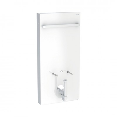 Geberit Monolith moduł sanitarny do bidetu szkło białe/aluminium 131.030.SI.5