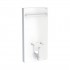 Geberit Monolith moduł sanitarny do bidetu szkło białe/aluminium 131.030.SI.5