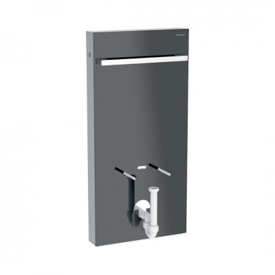 Geberit Monolith moduł sanitarny do bidetu szkło czarne/czarny aluminium 131.030.SJ.6