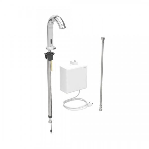 Geberit Piave bateria elektroniczna umywalkowa do wody zmieszanej zasilanie sieciowe chrom 116.161.14.1
