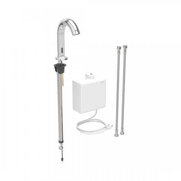 Geberit Piave bateria elektroniczna umywalkowa z mieszaczem zasilanie sieciowe chrom 116.162.21.1
