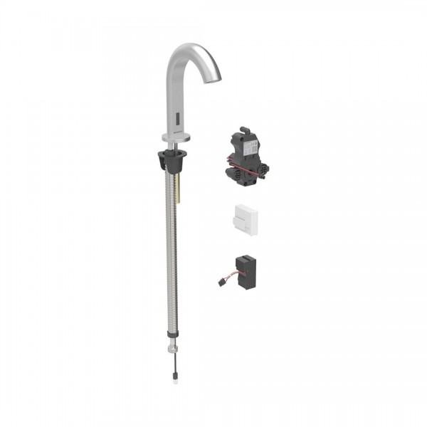 Geberit Piave bateria elektroniczna umywalkowa z mieszaczem zasilanie sieciowe stal 116.182.SN.1