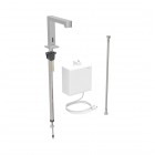 Geberit Piave bateria elektroniczna umywalkowa do wody zmieszanej zasilanie sieciowe stal 116.171.SN.1